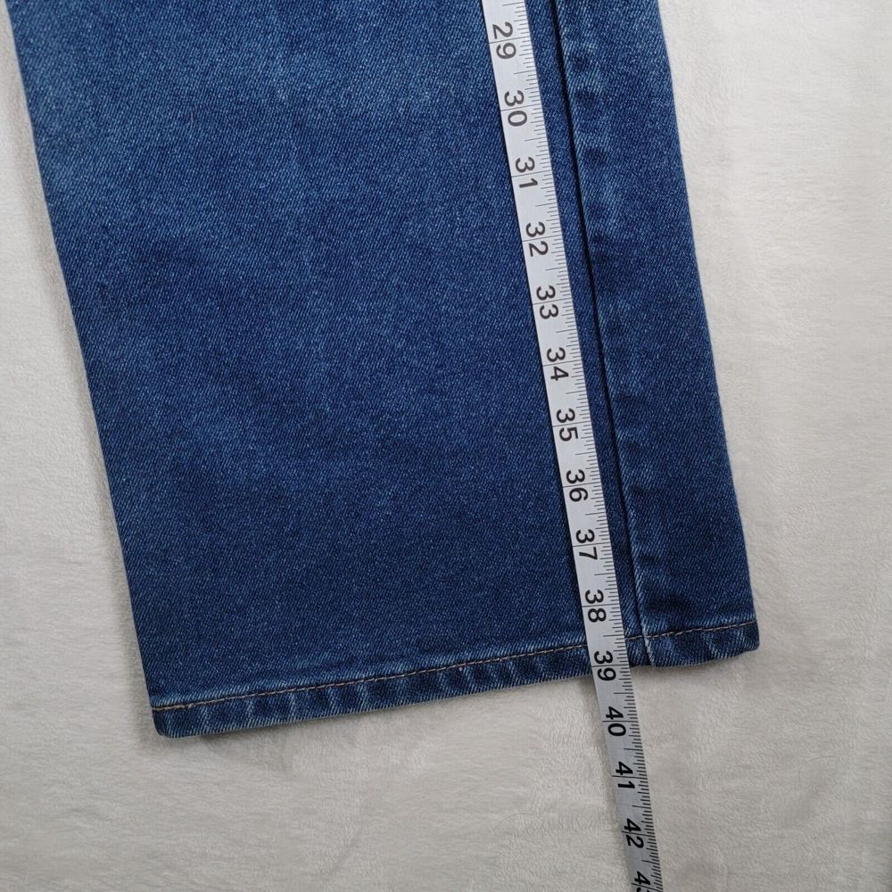 Levi's 517 Mens Jeans 40 x 29 Boot Cut Blue Denim High Rise Red Tab Pants Casual - Picture 10 of 11